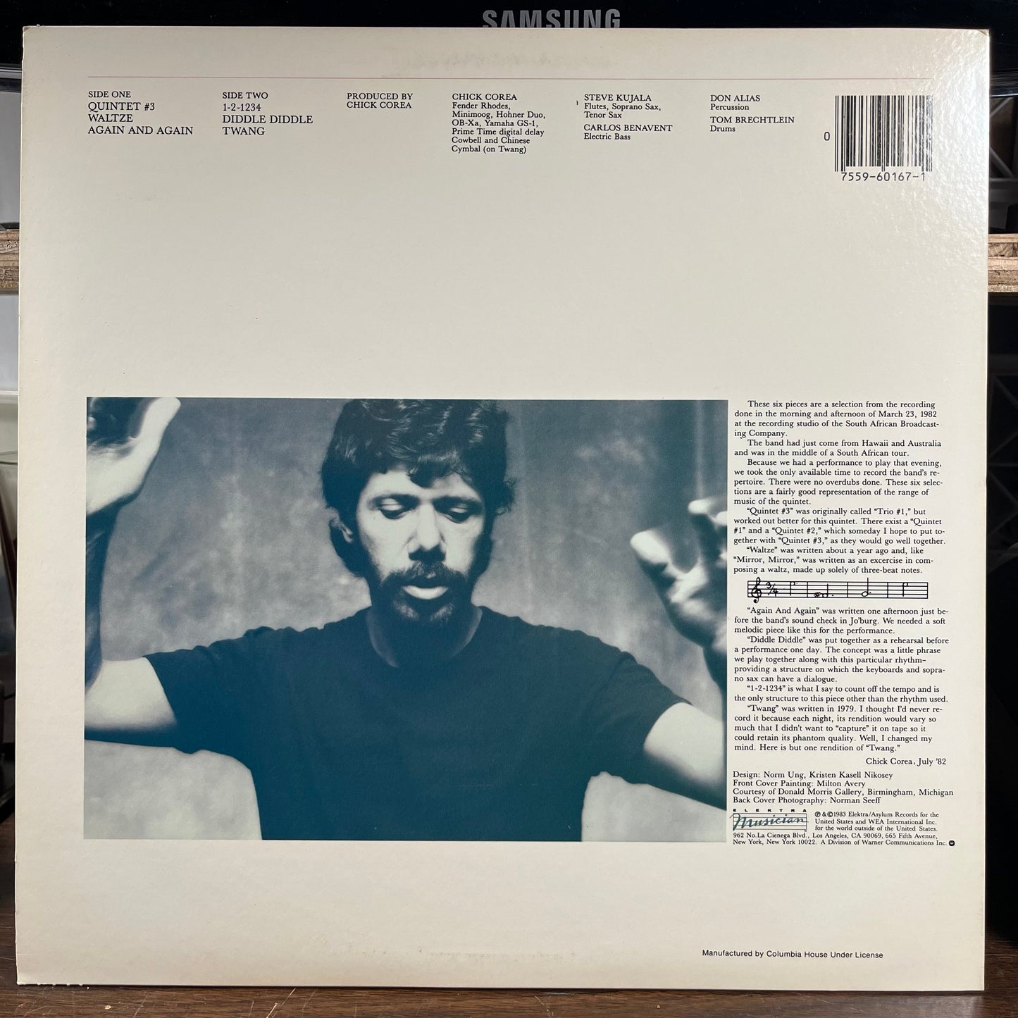 Chick Corea - Again And Again (The Joburg Sessions) (LP) | Near Mint (NM) Near Mint (NM)-
