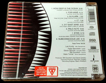 Lee Konitz - Parallels (SACD) | Near Mint (NM) Excellent+ (EX+)-