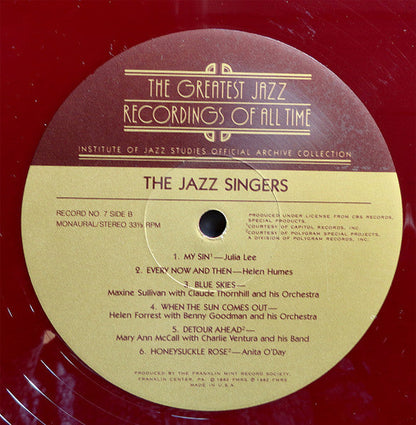 Various - The Jazz Singers (BOX SET) | Near Mint (NM) Near Mint (NM)-