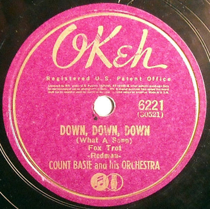 Count Basie Orchestra - You Betcha My Life / Down, Down, Down (What A Song) (10" 78RPM RECORD) | Near Mint (NM) Generic-