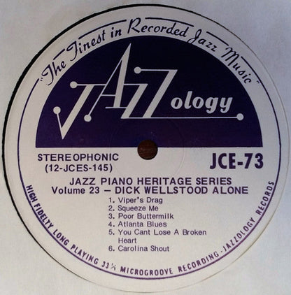 Dick Wellstood - Alone | Near Mint (NM) Near Mint (NM)-