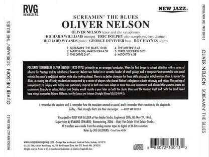 Oliver Nelson - Screamin' The Blues (CD) | Near Mint (NM) Near Mint (NM)-