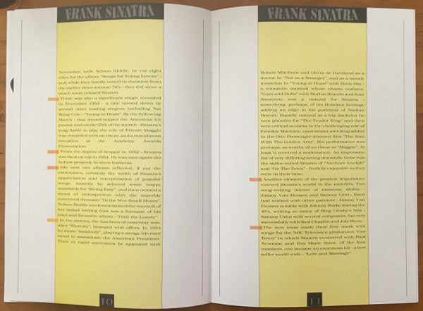 Frank Sinatra - The Capitol Years (20xVINYL BOX) | Near Mint (NM or M-) Very Good (VG)-
