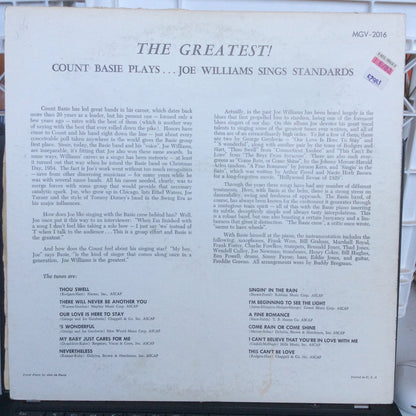Count Basie - The Greatest! Count Basie Plays...Joe Williams Sings Standards (VINYL) | Near Mint (NM) Very Good Plus (VG+)-