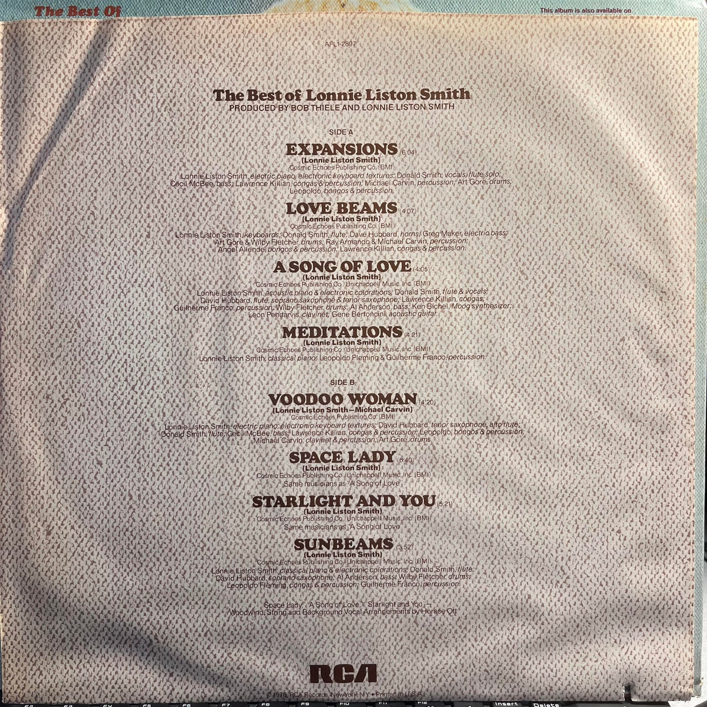 Lonnie Liston Smith - The Best Of Lonnie Liston Smith | Near Mint (NM) Near Mint (NM)-