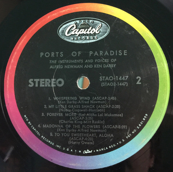 Alfred Newman - Ports Of Paradise *SRC* | Near Mint (NM) Excellent (EX)-