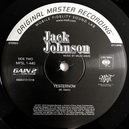 Miles Davis - Jack Johnson (Original Soundtrack Recording) (MFSL VINYL) | Near Mint (NM) Excellent+ (EX+)-