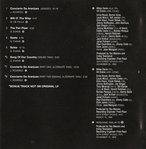 Miles Davis - Sketches Of Spain (SACD) | Near Mint (NM) Near Mint (NM)-