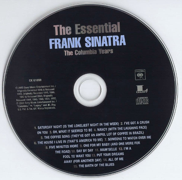 Frank Sinatra - The Essential Frank Sinatra - The Columbia Years (CD) | Near Mint (NM) Near Mint (NM)-