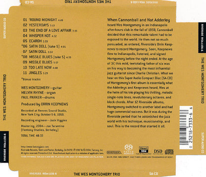 The Wes Montgomery Trio - The Wes Montgomery Trio (SACD) | Near Mint (NM) Near Mint (NM)-