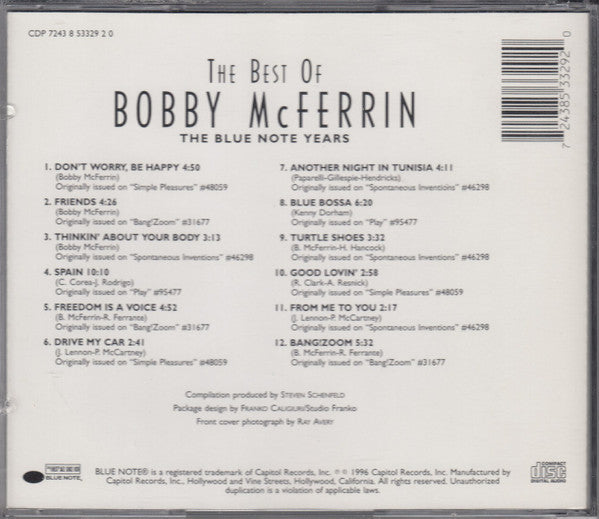 Bobby McFerrin - The Best Of Bobby McFerrin (CD) | Near Mint (NM) Near Mint (NM)-