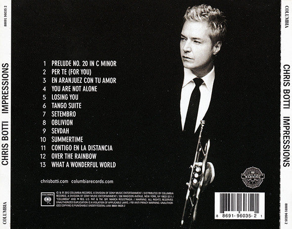 Chris Botti - Impressions (CD) | Near Mint (NM) Near Mint (NM)-