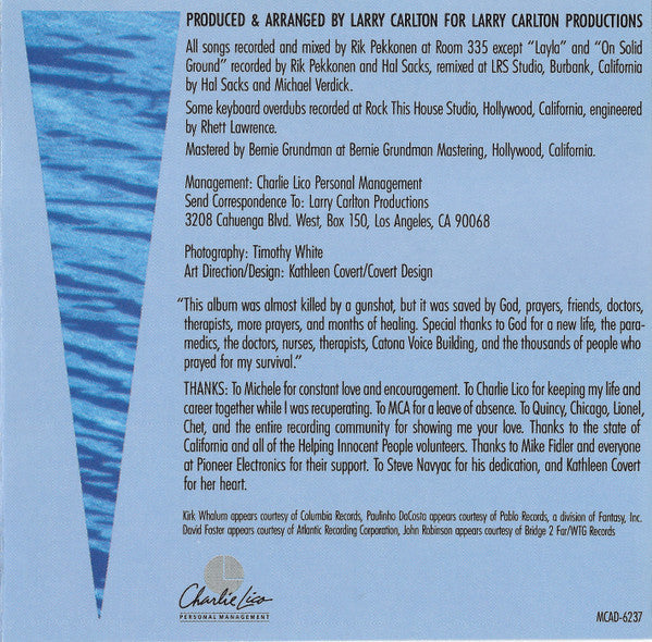 Larry Carlton - On Solid Ground (CD) | Near Mint (NM) Near Mint (NM)-
