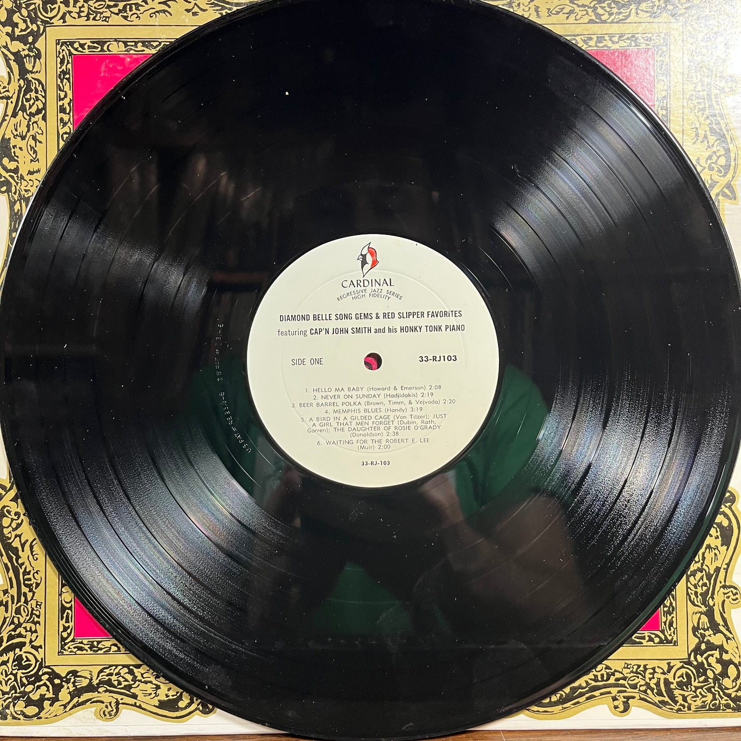CAP'N JOHN SMITH - *SIGNED* Diamond Belle Songs Gems & Red Slipper Favorites (VINYL) | Near Mint (NM or M-)-
