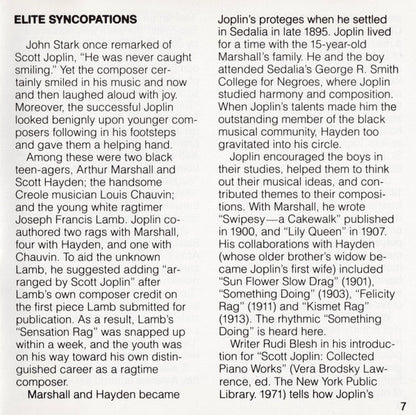 Scott Joplin - The Red Back Book · Elite Syncopations (CD) | Near Mint (NM) Near Mint (NM)-