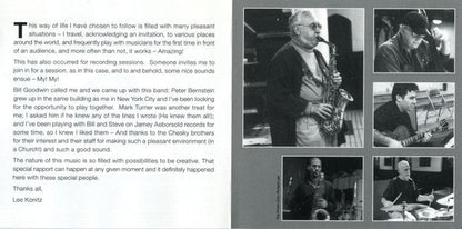 Lee Konitz - Parallels (SACD) | Near Mint (NM) Excellent+ (EX+)-