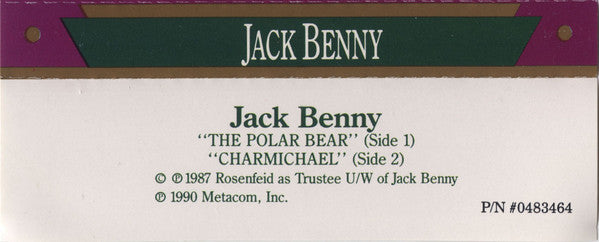 Jack Benny - Golden Age Radio Vol. 1 *CASSETTE* | Near Mint (NM) Near Mint (NM)-
