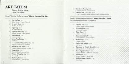 Art Tatum - Piano Starts Here - Live At The Shrine (SACD) |-