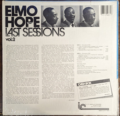 Elmo Hope - Last Sessions Vol. 2 | Near Mint (NM) Near Mint (NM)-