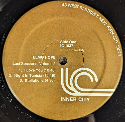 Elmo Hope - Last Sessions Vol. 2 | Near Mint (NM) Near Mint (NM)-