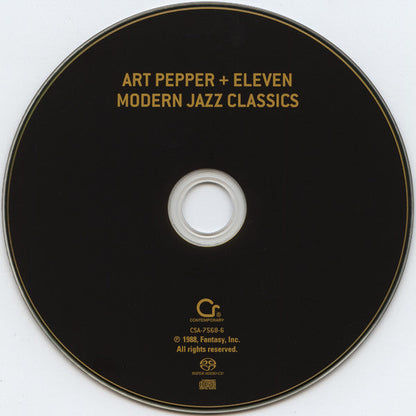 Art Pepper - Art Pepper + Eleven (Modern Jazz Classics)(SACD) | Near Mint (NM) Near Mint (NM)-