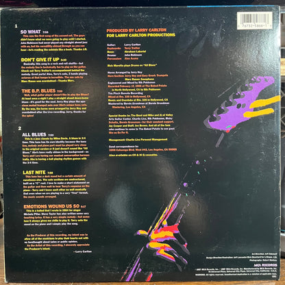Larry Carlton - Last Nite (LP) | Near Mint (NM) Excellent (EX)-