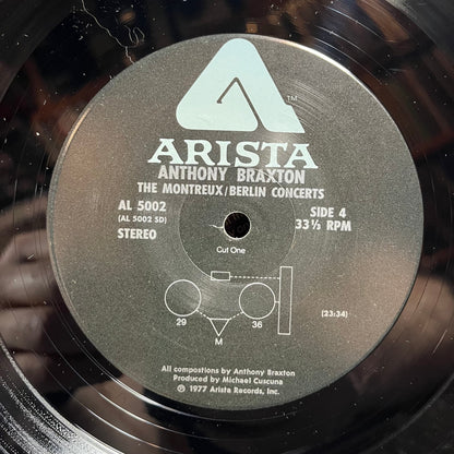 Anthony Braxton - The Montreux / Berlin Concerts (2xLP) | Near Mint (NM) Excellent+ (EX+)-