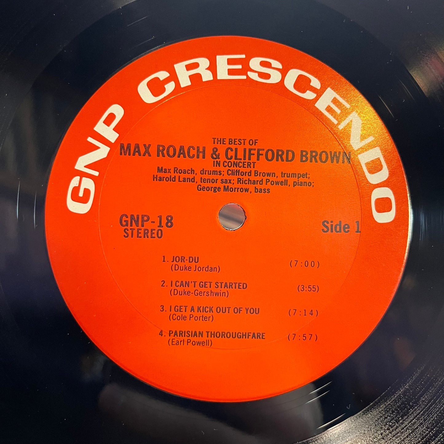 Clifford Brown And Max Roach - The Best Of Max Roach And Clifford Brown In Concert (VINYL) | Near Mint (NM) Near Mint (NM)-