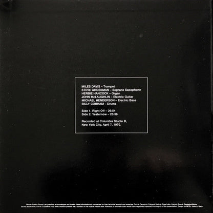 Miles Davis - Jack Johnson (Original Soundtrack Recording) (MFSL VINYL) | Near Mint (NM) Excellent+ (EX+)-