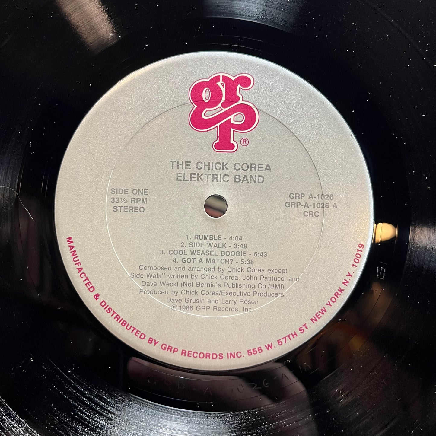 The Chick Corea Elektric Band - The Chick Corea Elektric Band (VINYL) | Near Mint (NM) Excellent+ (EX+)-