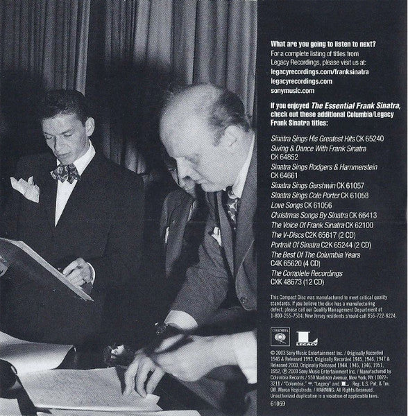 Frank Sinatra - The Essential Frank Sinatra - The Columbia Years (CD) | Near Mint (NM) Near Mint (NM)-