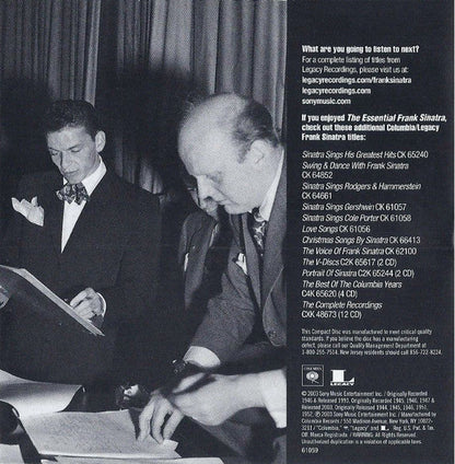 Frank Sinatra - The Essential Frank Sinatra - The Columbia Years (CD) | Near Mint (NM) Near Mint (NM)-