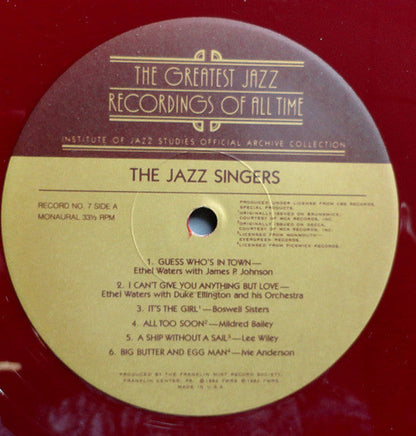 Various - The Jazz Singers (BOX SET) | Near Mint (NM) Near Mint (NM)-