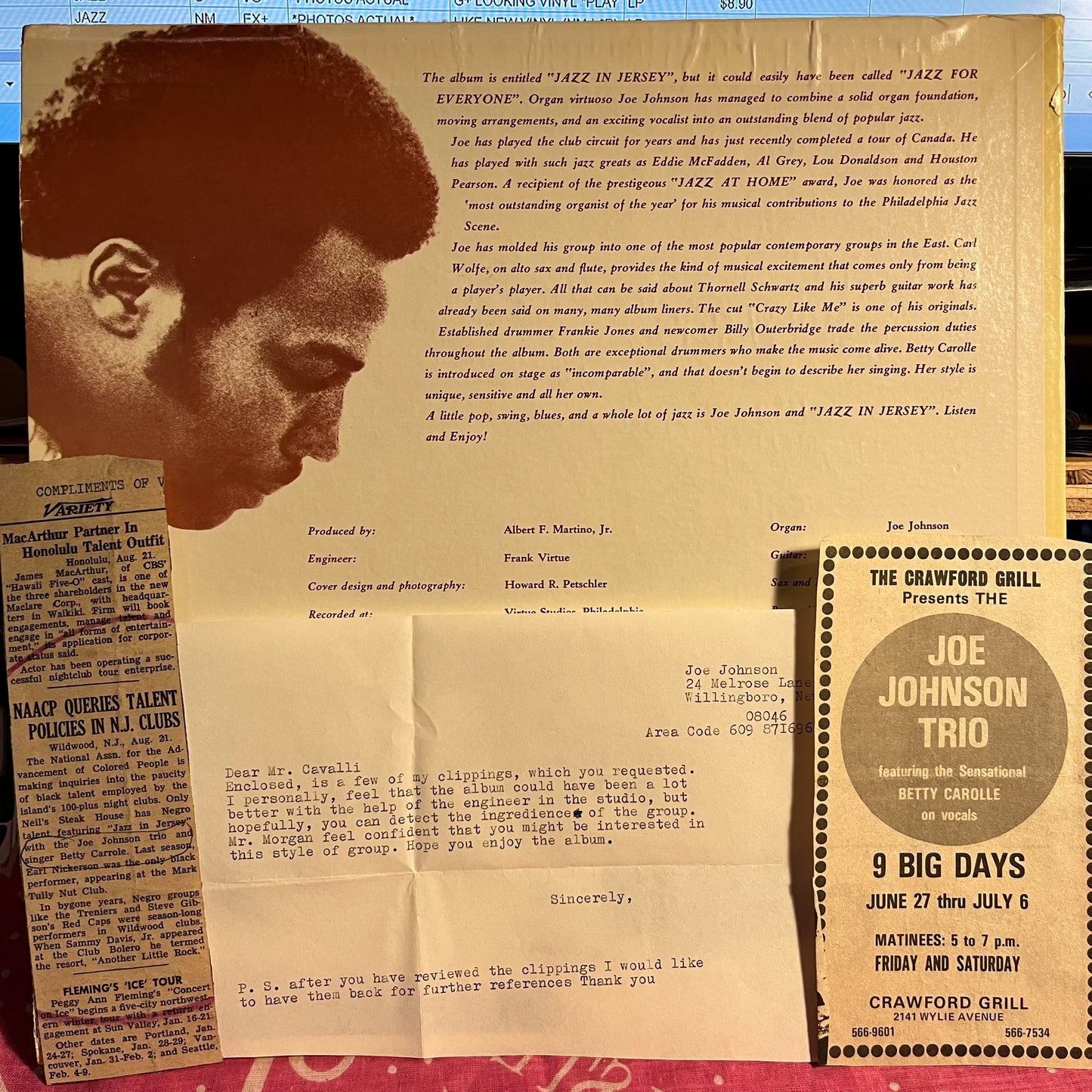 Joe Johnson (30) - Jazz In Jersey | Near Mint (NM) Excellent (EX)-