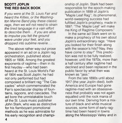 Scott Joplin - The Red Back Book · Elite Syncopations (CD) | Near Mint (NM) Near Mint (NM)-