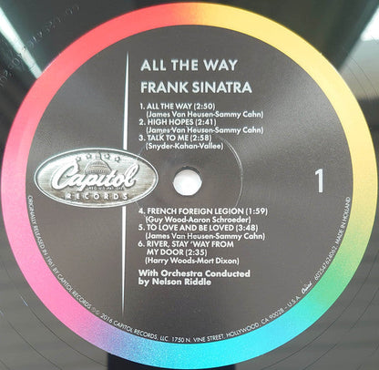 Frank Sinatra - All The Way (VINYL) | Near Mint (NM) Excellent+ (EX+)-
