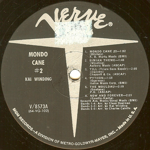 Kai Winding - Mondo Cane #2 | Near Mint (NM) Excellent (EX)-