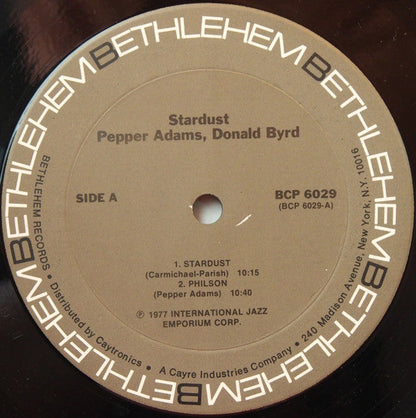 Pepper Adams - Stardust - The Bethlehem Years | Near Mint (NM) Very Good Plus (VG+)-