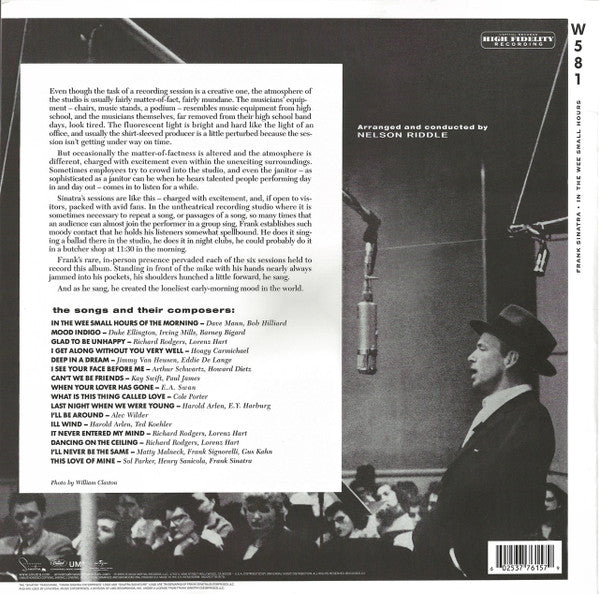 Frank Sinatra - In The Wee Small Hours (VINYL) | Near Mint (NM) Near Mint (NM)-