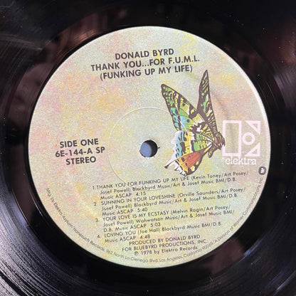 Donald Byrd - Thank You … For F.U.M.L. (Funking Up My Life) (LP) | Near Mint (NM) Near Mint (NM)-