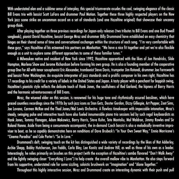 George Mraz | David Hazeltine Trio - Manhattan (SACD) | Near Mint (NM)-