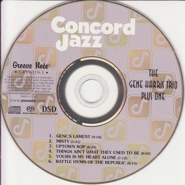 The Gene Harris Trio Plus One - The Gene Harris Trio Plus One (SACD) | Near Mint (NM) Near Mint (NM)-