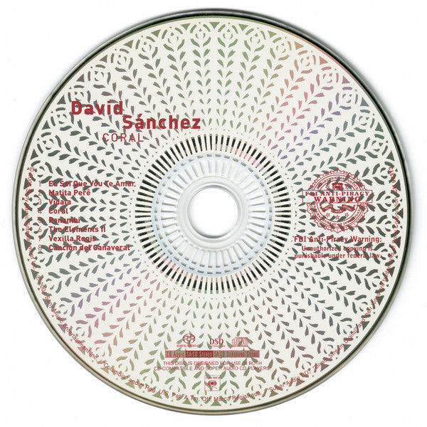 David Sanchez - Coral (SACD) | Near Mint (NM) Near Mint (NM)-