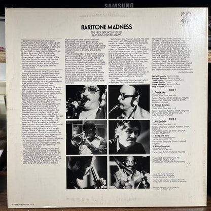 The Nick Brignola Sextet - Baritone Madness (LP) | Near Mint (NM) Near Mint- (NM-)-