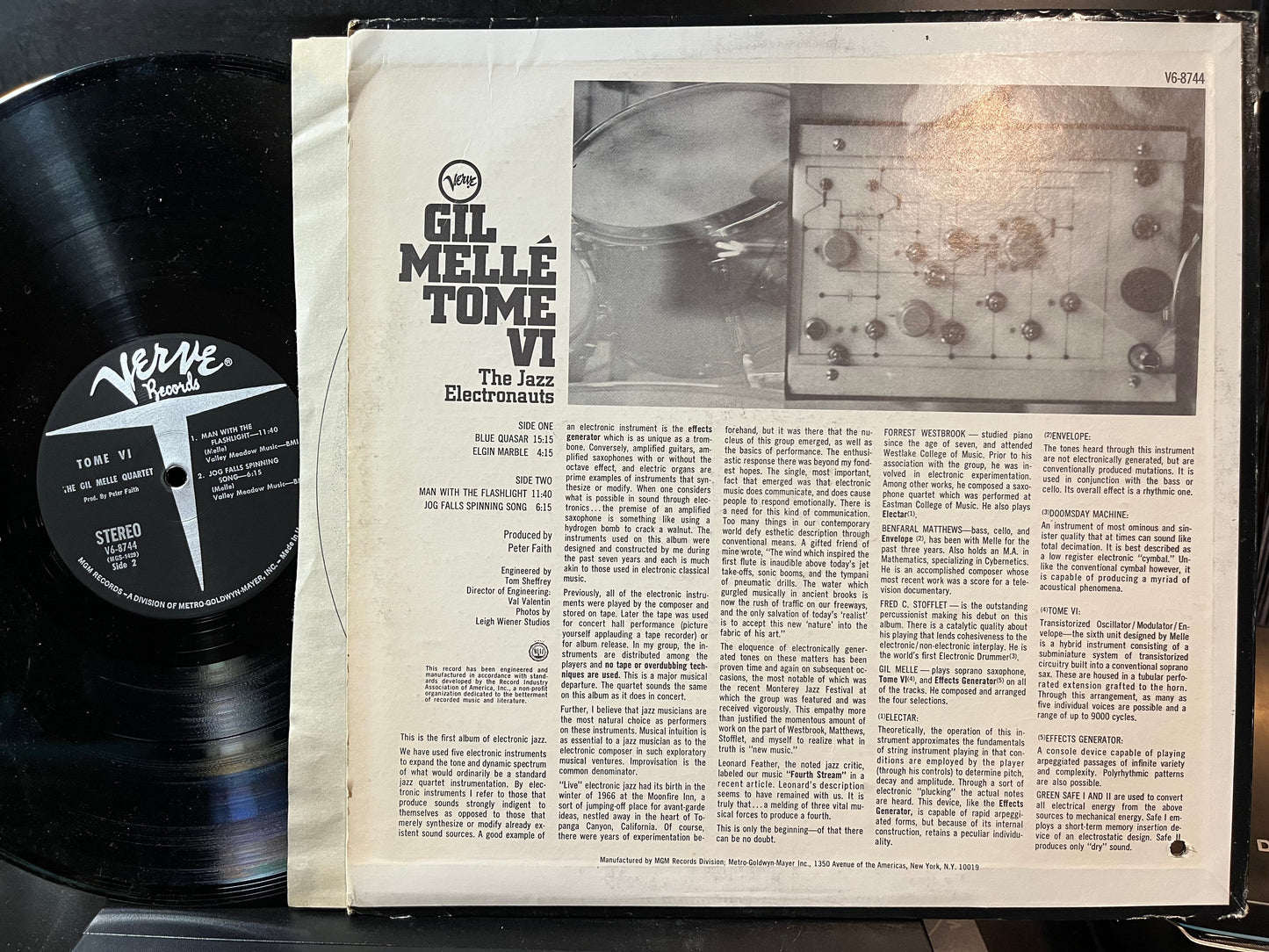 Gil Mellé - Tome VI (VINYL LP) | Near Mint (NM or M-) Very Good Plus Plus (VG++)-