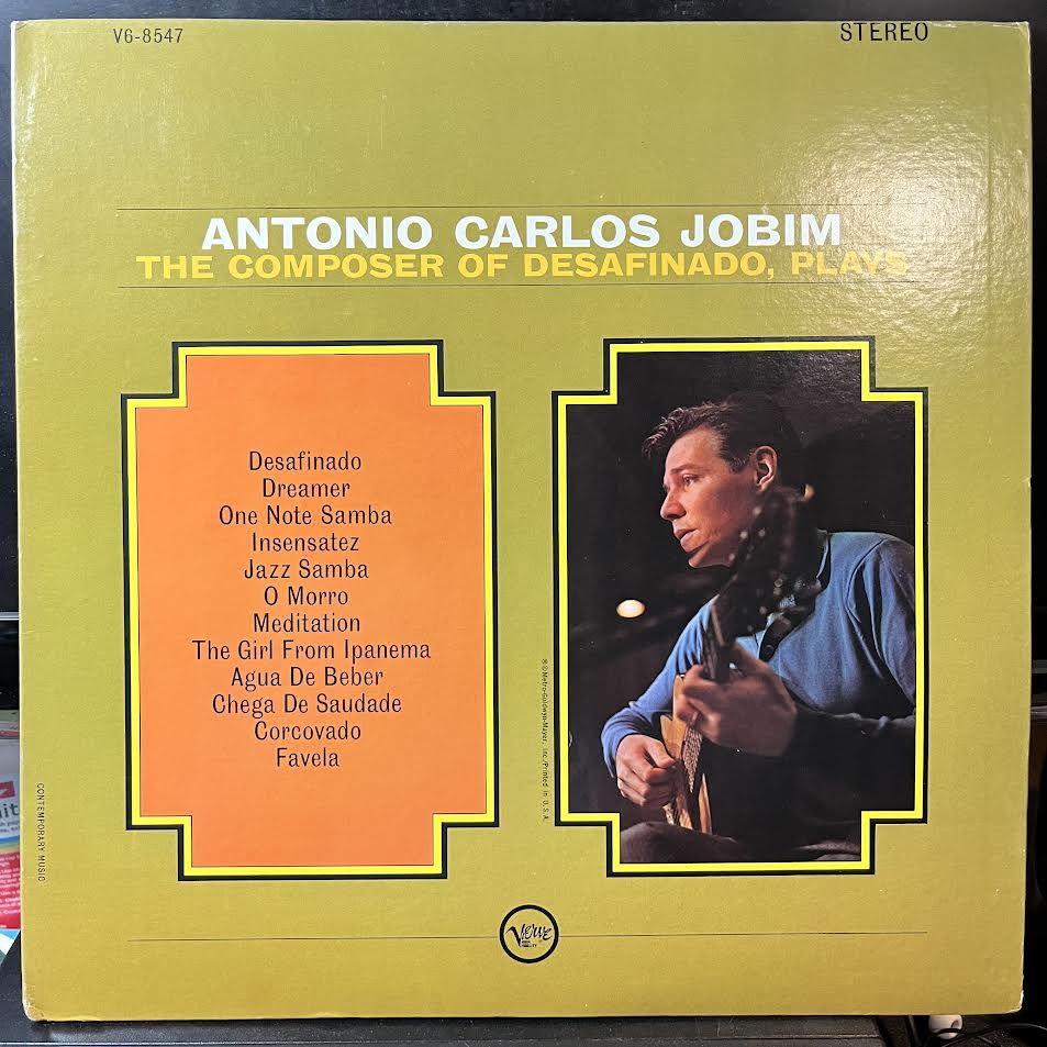 Antonio Carlos Jobim - The Composer Of Desafinado, Plays (VINYL) | Near Mint (NM) Excellent (EX)-
