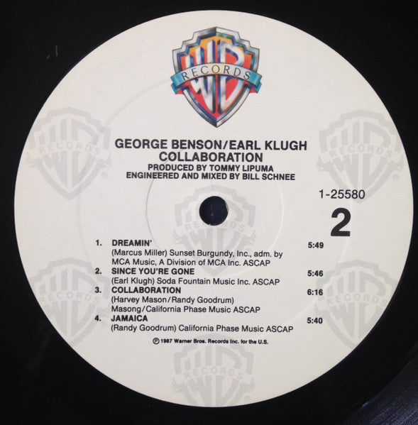 George Benson - Collaboration (VINYL) | Near Mint (NM) Near Mint (NM)-