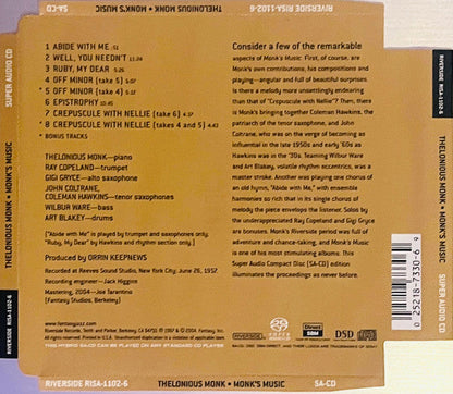 Thelonious Monk Septet - Monk's Music (SACD) | Near Mint (NM) Near Mint (NM)-