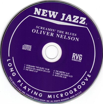 Oliver Nelson - Screamin' The Blues (CD) | Near Mint (NM) Near Mint (NM)-