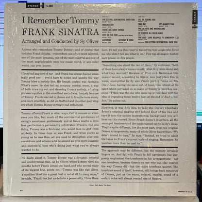 Frank Sinatra - I Remember Tommy *WINCHESTER* | Near Mint (NM) Near Mint (NM)-